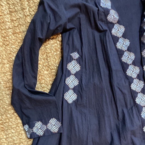 Ali 4 Ibu waist coat long jacket cotton handmade Pakistan small - Picture 11 of 16